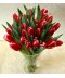 vaza lalele rosii livrare