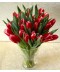 vaza lalele rosii livrare