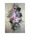 Lumanari de nunta cu trandafiri, orhidee, gypsophilla