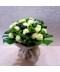Buchet rustic trandafiri si crizanteme, buchet rustic online