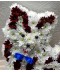 Aranjament motanel din crizanteme, livrare animale flori