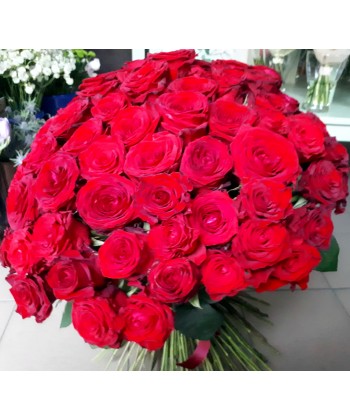 Buchet 101 trandafiri rosii Bucuresti, livrare 101 trandafiri