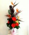 Aranjament ikebana in cutie cu flori exotice - 13 flori