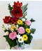 Aranjament floral mix in cutie pentru zi de nastere