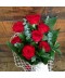 Buchet din 7 trandafiri rosii cu tija lunga