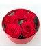 Cutie 5 trandafiri criogenati rosii, dragoste vesnica