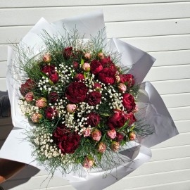 Buchet bujori, livrare bujori in bucuresti