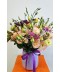 Aranjament lisianthus in vas, livrare Bucuresti si Ilfov