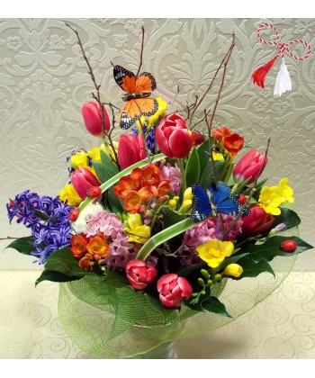 Livrare flori primavara colorate