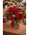 Livrare buchet elegant 17 trandafiri vaza