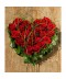 Inima 25 trandafiri rosii livrare la domiciliu