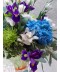 Aranjament nunta in vaza cu flori si lamaie