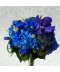 Buchet mireasa din flori albastre