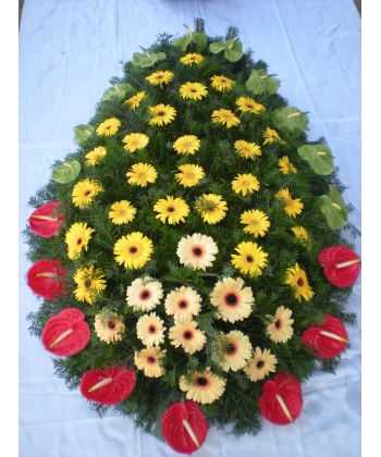 Livrare coroana bucuresti flori naturale 